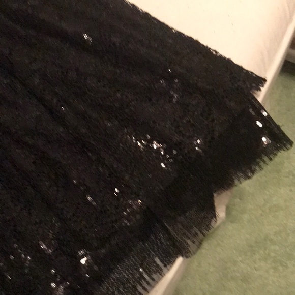 Free People black sequin mini 6 - Picture 3 of 6